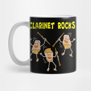 Clarinet Rocks for Dark Merchandise Mug